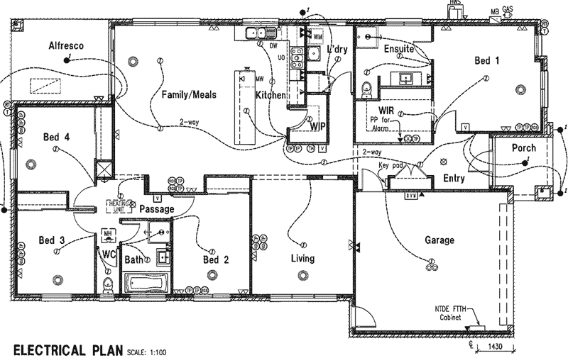 House Electrical Wiring Floor Plans